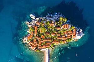 Images Dated 14th October 2020: Island village of Sveti Stephan, Sveti Stephan, Budva, Montenegro