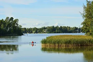 Islands in the bay of Helsinki. Finland