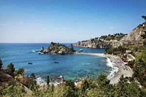 Images Dated 4th April 2011: Isola Bella, Taormina, Sicily, Italy