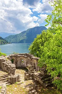 Como District Prints: Isola Comacina and it's many churches