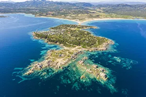 Transparent Prints: Isola dei Gabbiani (Island of Seagulls) in Porto Pollo, Palau, Olbia-Tempio, Sardinia