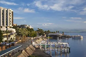 Israel, The Galilee, Tiberias, Sea of Galilee-Lake Tiberias waterfront