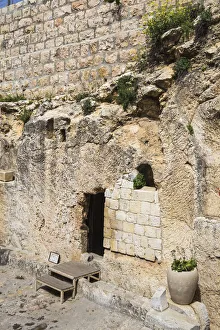 Israel, Jerusalem, The Garden Tomb, a possible site of the burial and resurrection