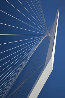 Images Dated 28th November 2011: Israel, Jerusalem, Jerusalem Chords Bridge, designed by Santiago Calatrava
