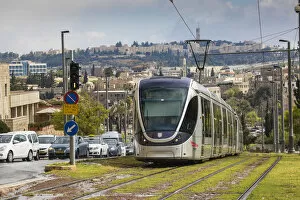 Images Dated 17th May 2016: Israel, Jerusalem, Jerusalem Light Rail Tram