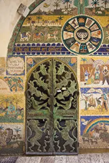 Israeli Prints: Israel, Jerusalem, Old City, Jewish Quarter Marketplace detail