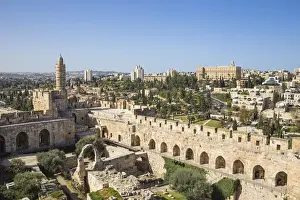 Israel, Jerusalem, Old Town, The Tower of David also known as the Jerusalem Citadel