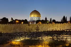 Images Dated 23rd March 2012: Israel, Jerusalem, Temple Mount, Dome of the Rock