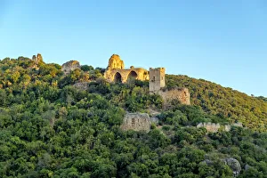 Images Dated 8th February 2019: Israel, North District, Upper Galilee. Montfort Castle, a ruined Crusader fortress