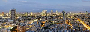 Images Dated 23rd March 2012: Israel, Tel Aviv, elevated city view towards the commercial and business centre