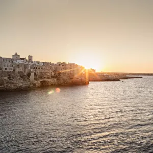 Bari District Prints: Italia, Italy, Apulia, Puglia, Bari district. Le Murge. Polignano a Mare