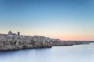 Bari District Prints: Italia, Italy, Apulia, Puglia, Bari district. Le Murge. Polignano a Mare
