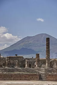 Images Dated 18th August 2021: Italia, Italy. Campania. Napoli district. Pompeii. Forum