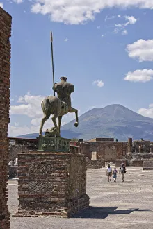 Images Dated 18th August 2021: Italia, Italy. Campania. Napoli district. Pompeii. Forum