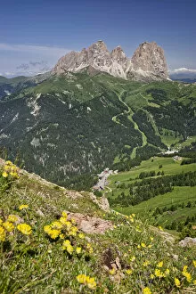 Images Dated 18th August 2021: Italia, Italy. Trentino-Alto Adige, Alpi, Dolomiti. Sellaronda. Trento district. Trentino