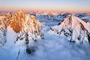 Italian alps in Lombardy district, Brescia province in Italy