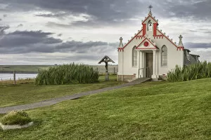 Images Dated 7th September 2018: Italian Chapel (Queen of Peace Chapel), Lamb Holm, Mainland, Orkney islands, Scotland, UK