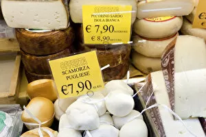 Images Dated 25th February 2010: Italian cheeses, Bologna, Emilia Romagna, Italy