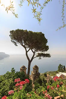Ravello Prints: Italy, Amalfi Coast, Ravello, Villa Rufolo
