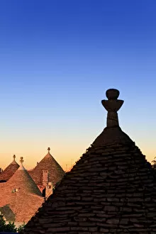 Images Dated 17th December 2012: Italy, Apulia, Bari district, Itria Valley. Alberobello. Trulli (typical houses)