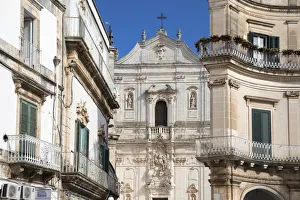 Images Dated 11th January 2019: Italy, Apulia (Puglia), Taranto district, Itria Valley, Martina Franca, Basilica of