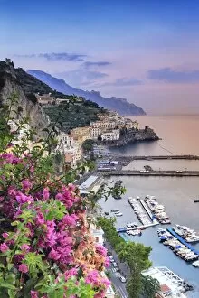 Images Dated 14th July 2015: Italy, Campagnia, Amalfi Coast, Amalfi. The town of Amalfi