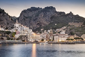 Italy, Campagnia, Amalfi Coast, Amalfi. The town of Amalfi