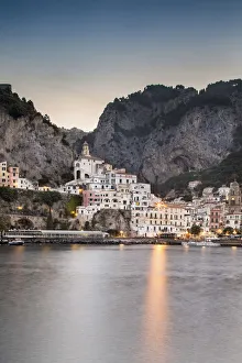 Italy, Campagnia, Amalfi Coast, Amalfi. The town of Amalfi
