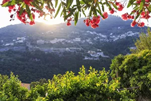 Italy, Campagnia, Amalfi Coast, Ravello. The valley around Ravello