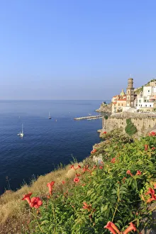 Italy, Campania, Amalfi Coast, Salerno district. Peninsula of Sorrento. Atrani