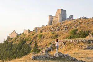 Italy, Central italy, Abruzzo, Aquila district, Rocca Calascio