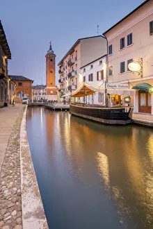 Italy, Emilia Romagna, Comacchio, Torre dell Orologio