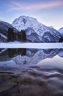 Images Dated 12th February 2014: Italy, Friuli Venezia Giulia, Julian Alps, Lake Predil