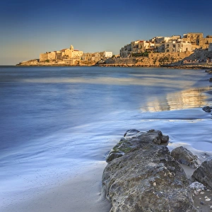 Mediterranean Prints: Italy, Italia. Apulia, Puglia, Foggia district. Gargano, Vieste