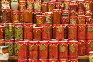 Images Dated 16th March 2016: Italy, Italia. Apulia, Puglia, Foggia district. Gargano, Vieste. Local products