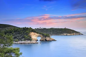 Images Dated 16th March 2016: Italy, Italia, Apulia, Puglia. Foggia district. Gargano. Vieste, Cala San Felice Bay