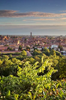 Italy, Italia. Emilia-Romagna, Bologna district, Bologna. Skyline of the city