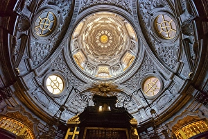 Royal Palace Prints: Italy, Italia. Piedmont, Piemonte. Turin, Torino. Royal Palace. Chapel of the Holy Shroud