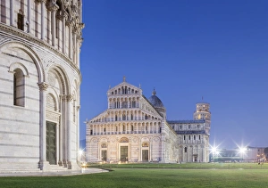 Italy, Italia. Tuscany, Toscana. Pisa district. Pisa. Piazza dei Miracoli. Baptistery