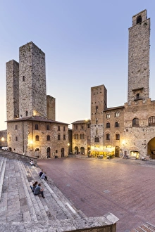 Italy, Italia. Tuscany, Toscana. Siena district, Val d Elsa, San Gimignano