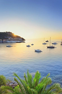 Mediterranean Prints: Italy, Italia. Tuscany, Toscana Livorno district. Tuscan Archipelago National Park