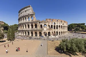 Coliseum Prints: Italy, Latium, Lazio. Rome, Roma. The Colosseum