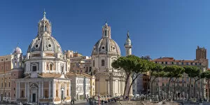 Lazio Collection: Italy, Lazio, Rome, Church of Santa Maria di Loreto, Church of the Most Holy Name