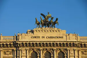 Court Prints: Italy, Lazio, Rome, The Palace of Justice - the seat of the Supreme Court