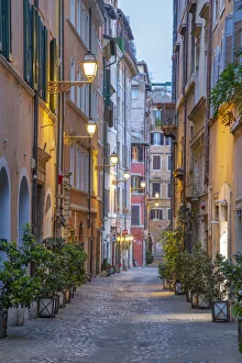 Alleyway Prints: Italy, Lazio, Rome, Ponte, Via dei Coronari