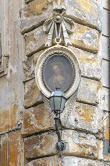 Italy, Lazio, Rome, Ponte, Madonna Street shrine, Madonna Stradarole or Edicola Sacra