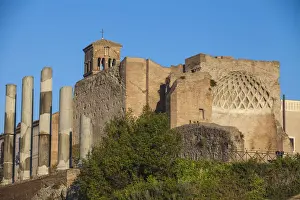 Italy, Lazio, Rome, The Roman Forum, Temple of Venus and Rome