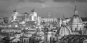 Italy, Lazio, Rome, Skyline