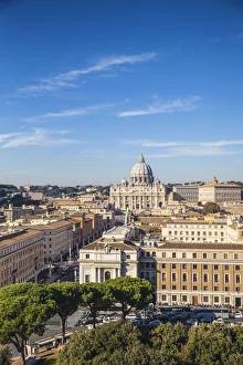 Italy, Lazio, Rome, View of St. Peters Basilica