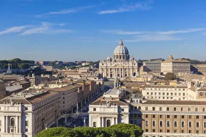 Italy, Lazio, Rome, View of St. Peters Basilica